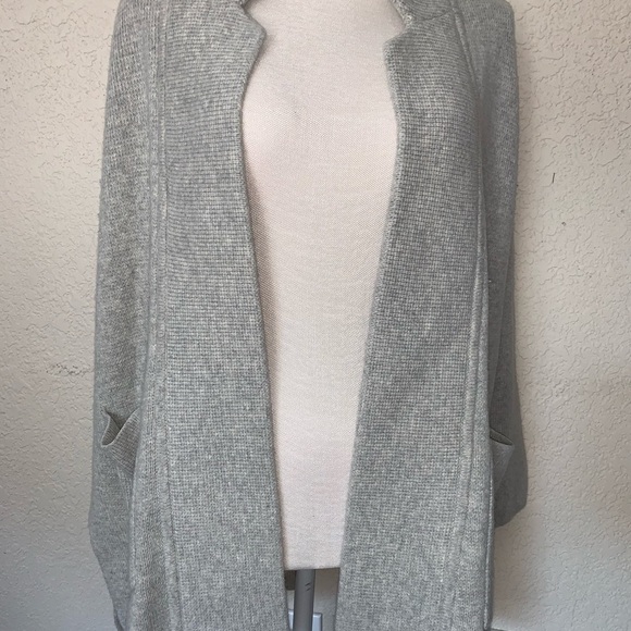 MADEWELL Gray Merino Wool Cardigan Sweater Sx - Picture 2 of 6